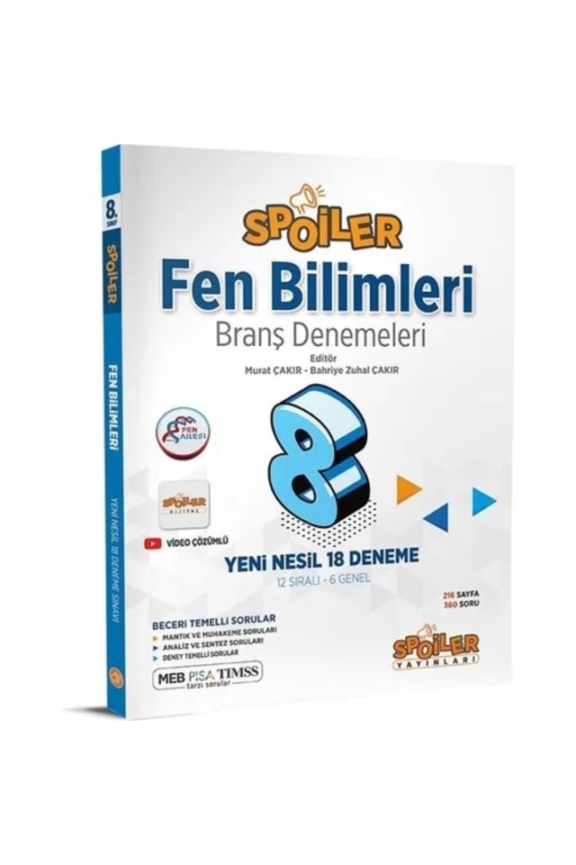8 Sınıf Fen Bilimleri Deneme 2021-2022