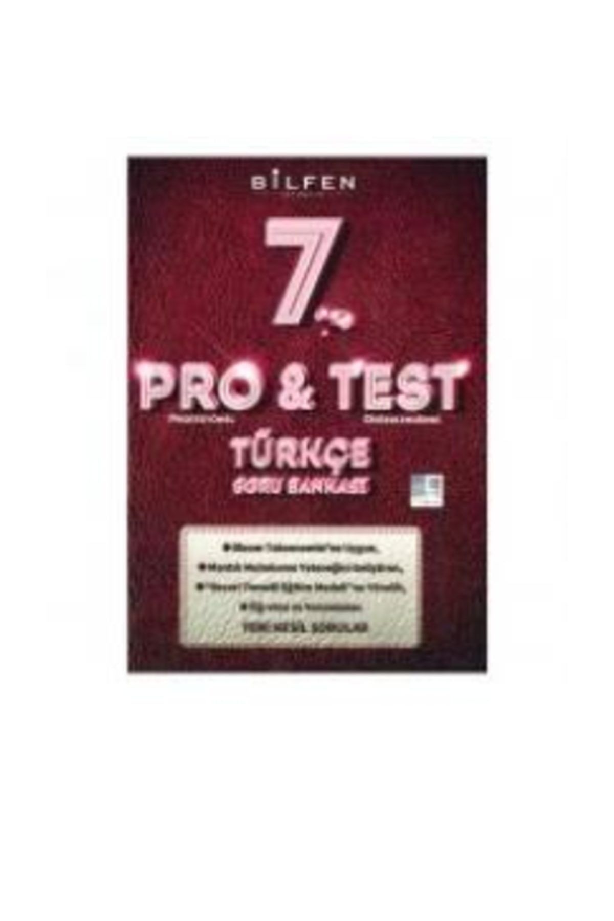 Bilfen Yayınları 7. Sınıf Pro Test Türkçe Soru Bankası