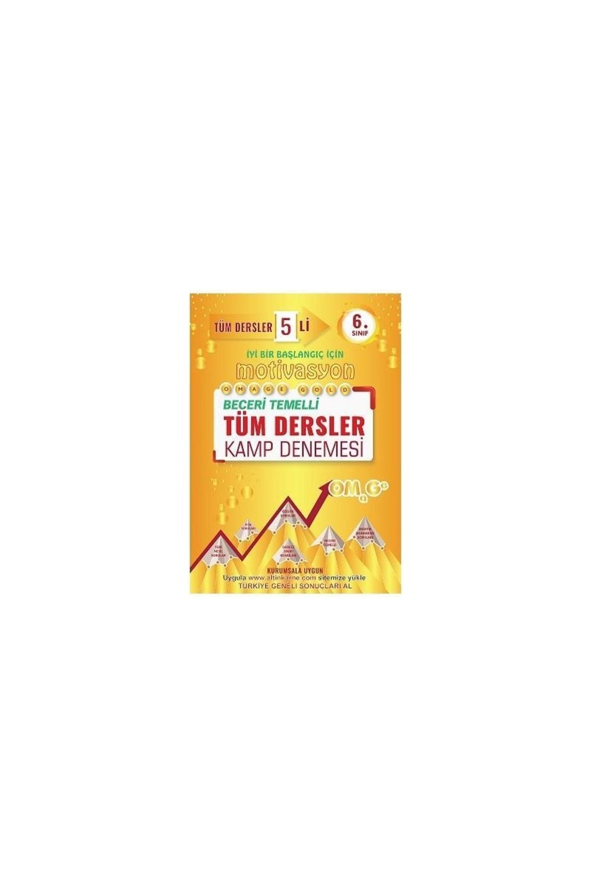 Omage 6. Sınıf Tüm Dersler Motivasyon 5 Li Kamp Denemesi Omage Yayınları