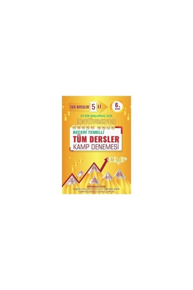 Omage 6. Sınıf Tüm Dersler Motivasyon 5 Li Kamp Denemesi Omage Yayınları