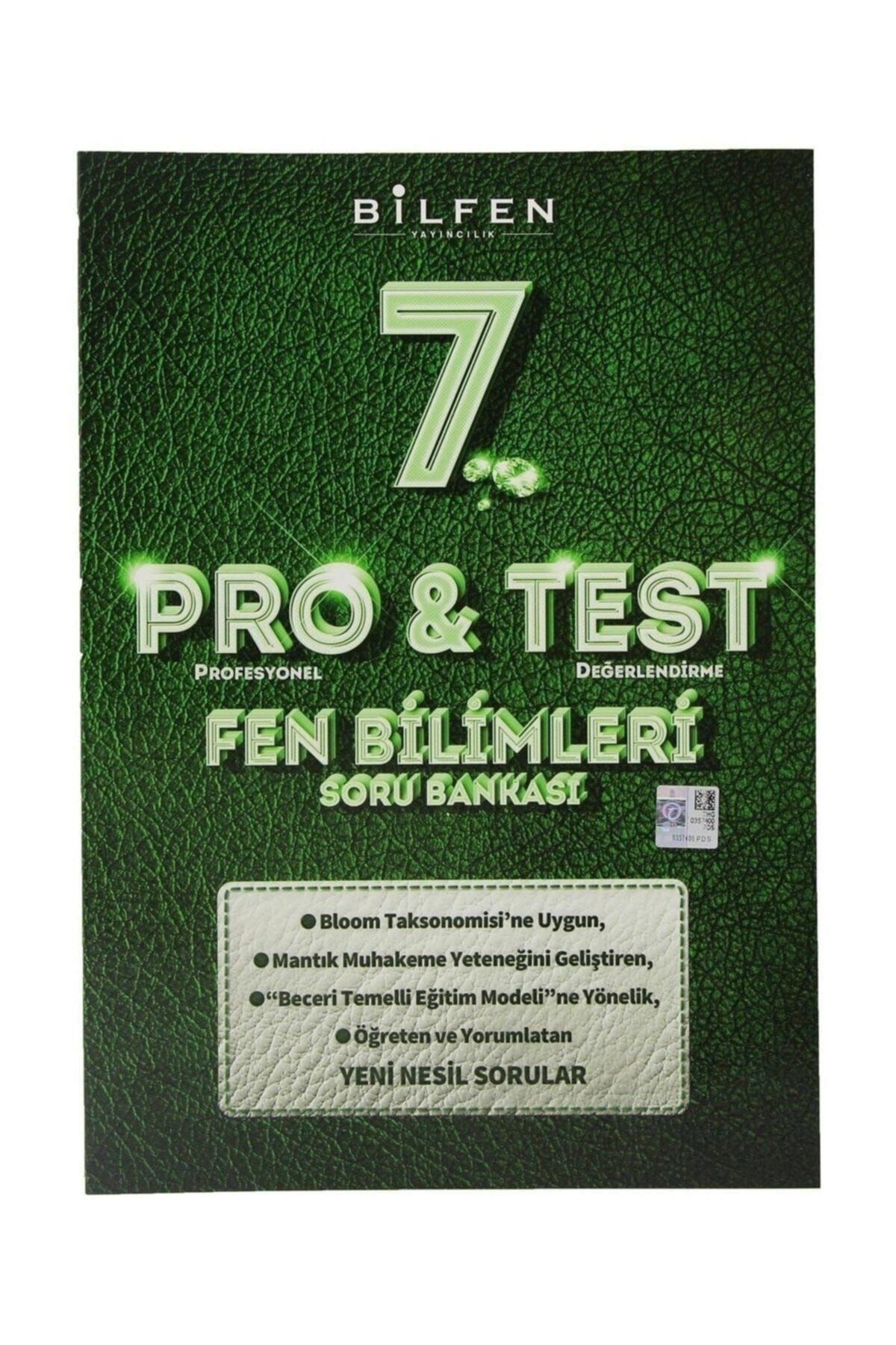 Bilfen Yayınları 7. Sınıf Pro & Test Fen Bilimleri Soru Bankası