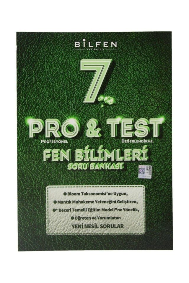 Bilfen Yayınları 7. Sınıf Pro & Test Fen Bilimleri Soru Bankası