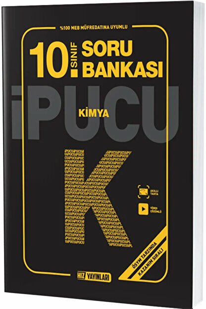 10. Sınıf Kimya Soru Bankası İpucu / Kolektif / Hız Yayınları / 9786257750547