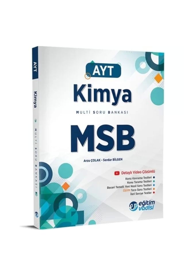 Eğitim Vadisi 2024 Ayt Kimya Msb Multi Soru Bankası