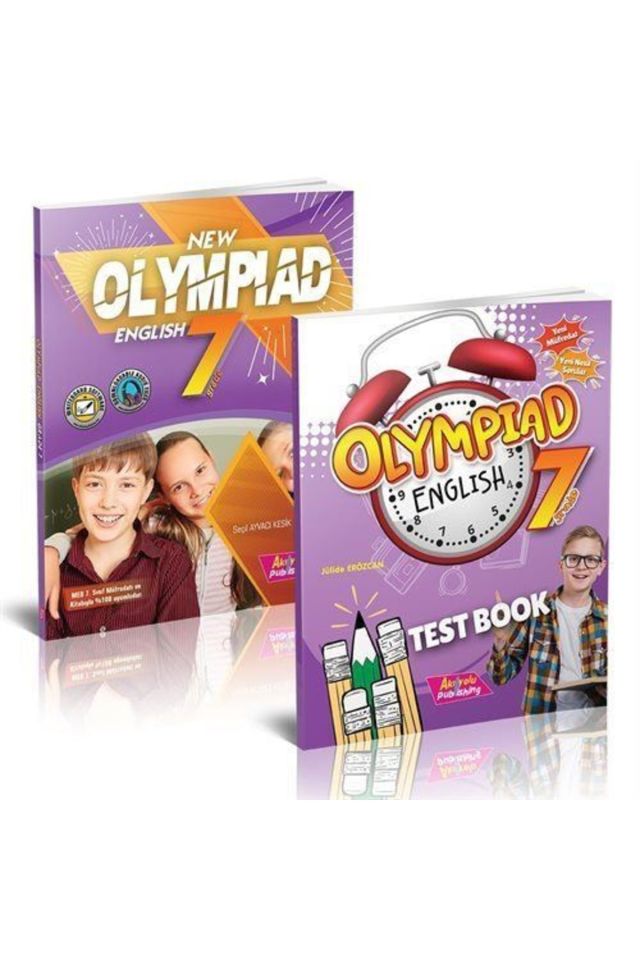 7. Sınıf Yeni Olimpiyat Ingilizce + Test Kitabı 2 Kitap Set