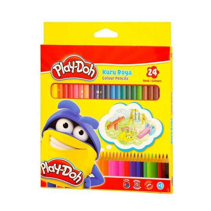 Play Doh 24 Renk Kuru Boya