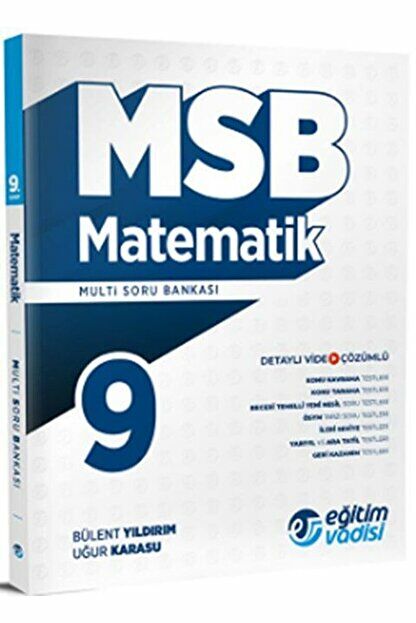 Eğitim Vadisi 9. Sınıf Türk Dili ve Edebiyatı MSB Multi Soru Bankası / 9786256911710