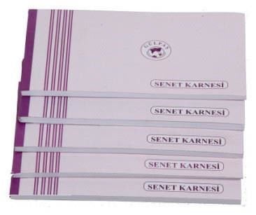 Gülpaş Senet Karnesi Karton Kapak 50yp