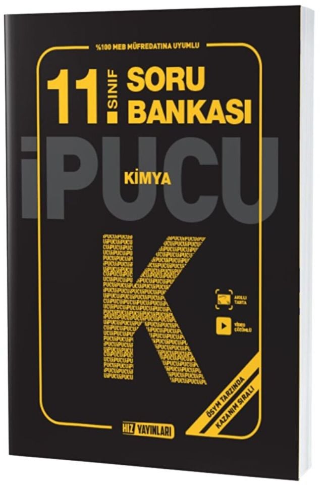 11. Sınıf Kimya İpucu Soru Bankası / Kolektif / Hız Yayınları / 9786257750424