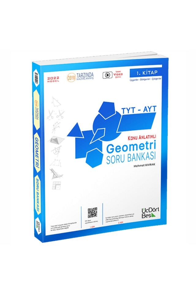 Üç Dört Beş Tyt-ayt Geometri Konu Anlatımlı Soru Bankası 1. Kitap
