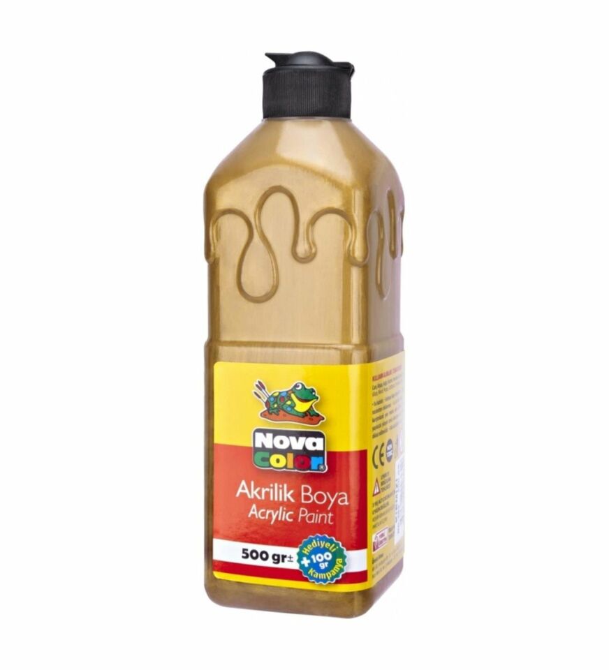 Nova Color Akrilik Boya 500gr Altın