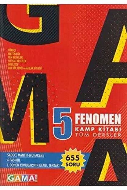 5. Sınıf Fenomen Tüm Dersler Kamp Kitabı / Kolektif / Gama Yayınları / 9786057575418