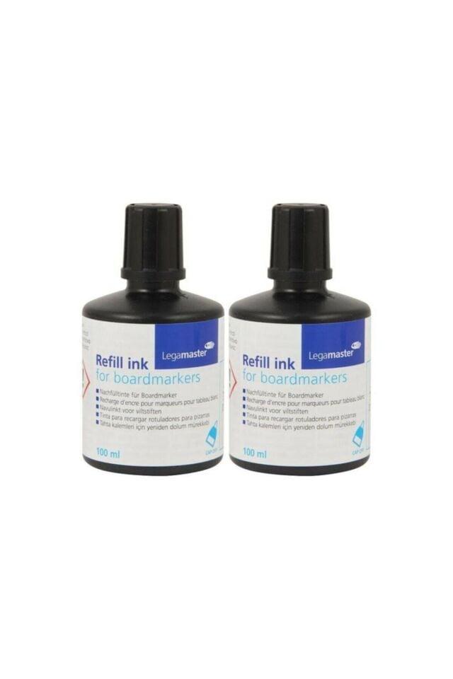 2'li Siyah Beyaz Tahta Kalemi Mürekkebi 2x100 ml