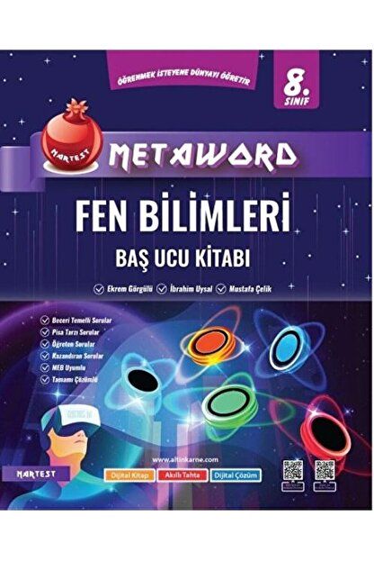 8. Sınıf Metaword Fen Bilimleri / Ekrem Görgülü / Nartest Yayınevi / 9786257865487