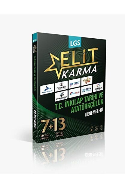 Elit Karma 8. Sınıf İnkılap Tarihi 20 Branş Denemesi / Kolektif / Paraf Yayınları / 9786258110234