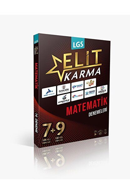 Elit Karma 8.Sınıf Matematik 16 Branş Denemesi / Kolektif / Paraf Yayınları / 9786258110203