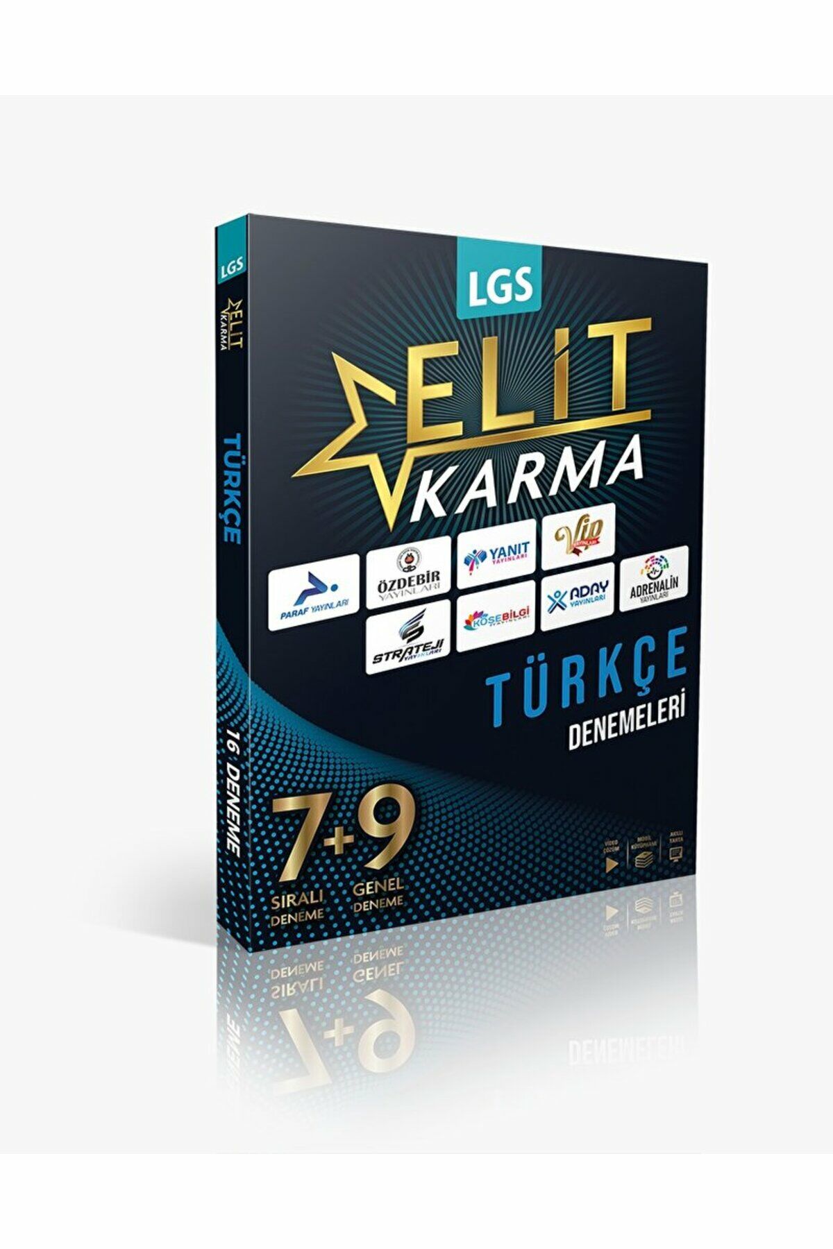 Elit Karma 8. Sınıf Türkçe 16 Branş Denemesi / Kolektif / Paraf Yayınları / 9786258110197