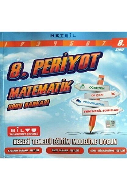 Netbil 8. Sınıf Periyot Matematik Soru Bankası Yeni 2022