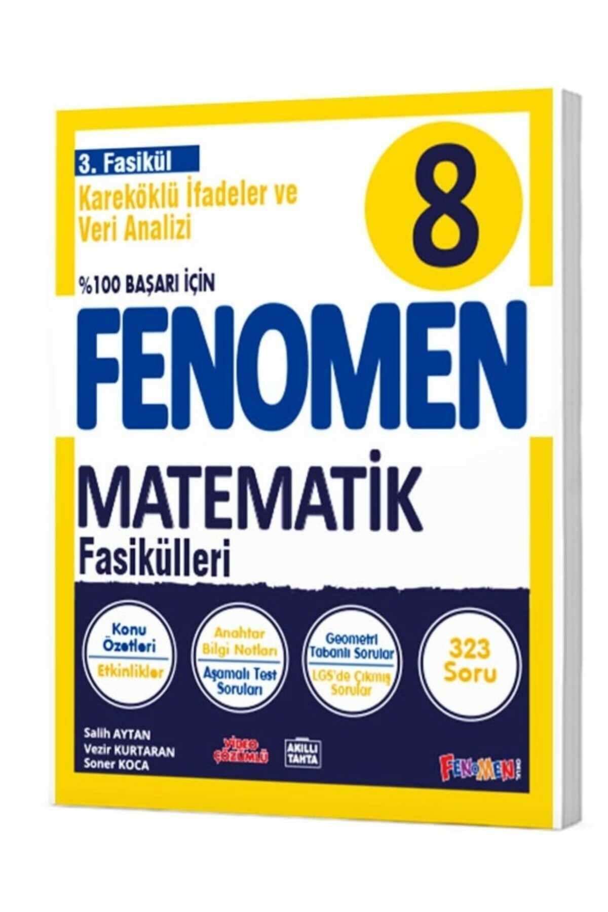 Fenomen 8. Sınıf Lgs Matematik 3. Fasikül Konu Özetli Soru Bankası