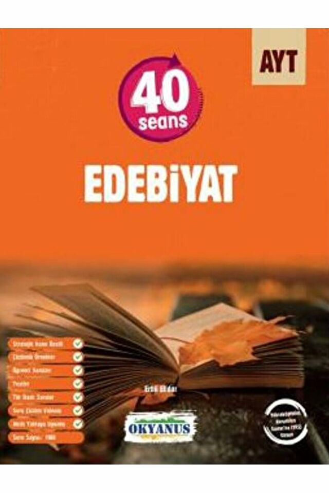 AYT 40 Seans Edebiyat / Erbil Elidar / Okyanus Yayınları / 9786257434546
