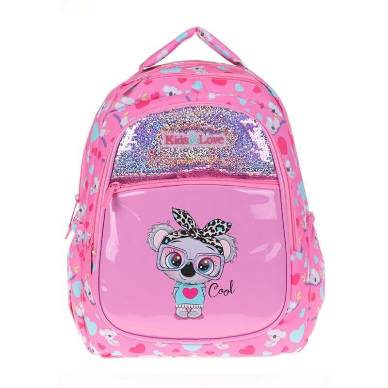 Kaukko Kids&Love Sırt Çantası ( Pullu Rugan Koala )