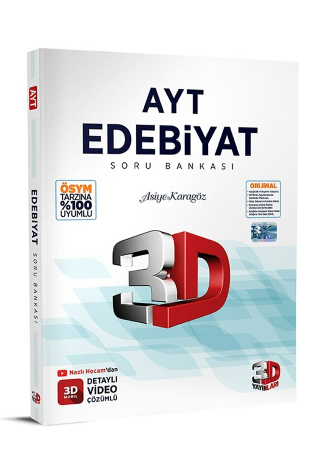 3d Ayt Edebiyat Soru Bankası 2024