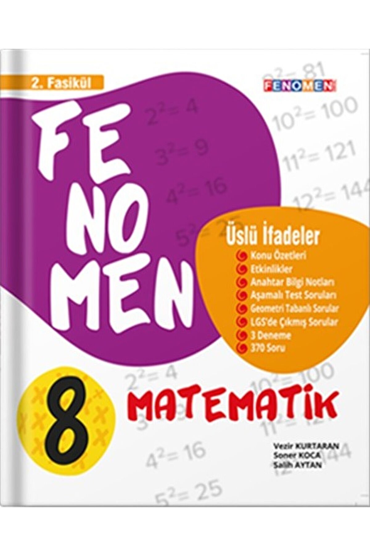 Fenomen 8. Sınıf Matematik 2.Fasikül Üslü İfadeler / Kolektif / Fenomen Kitap / 9786257174756