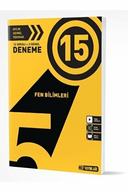 5. Sınıf Fen Bilimleri 15'li Deneme / Kolektif / Hız Yayınları / 9786057814982