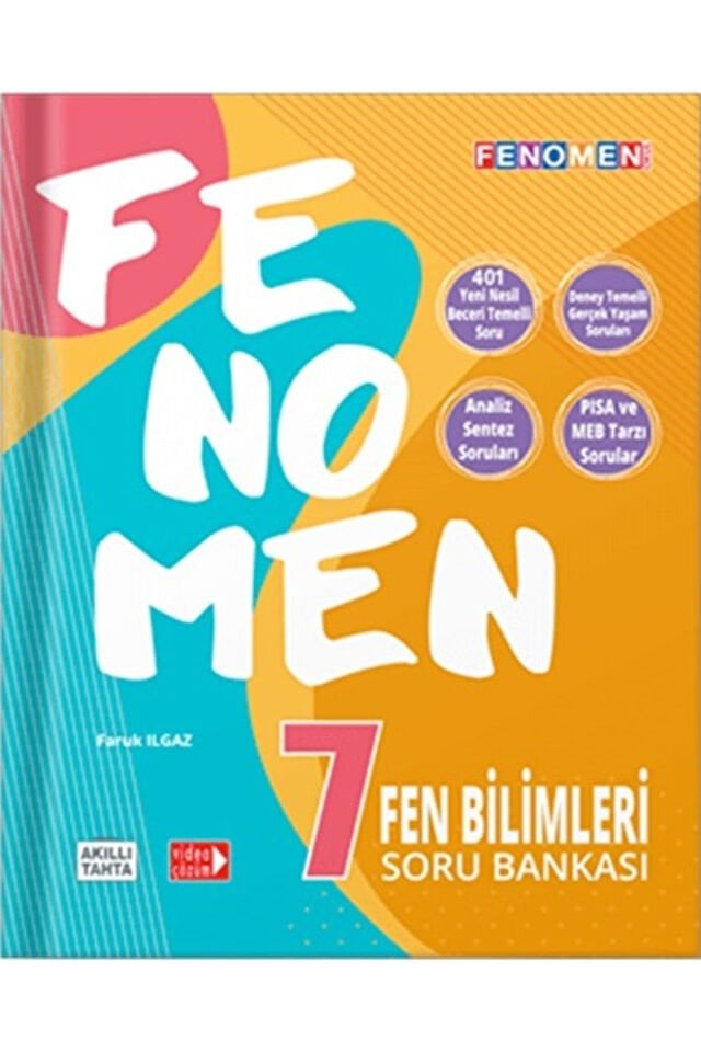 7. Sınıf Fen Bilimleri Fenomen Soru Bankası / Ali Aydın / Fenomen Kitap / 9786257174428