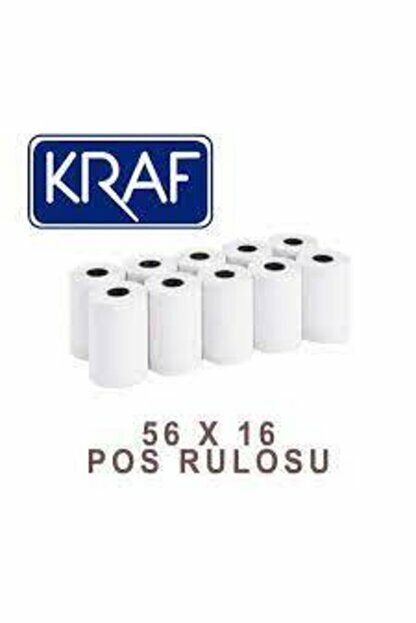 Pos Rulosu Termal Etiket 56x16mm 1 Paket (10 Adet)