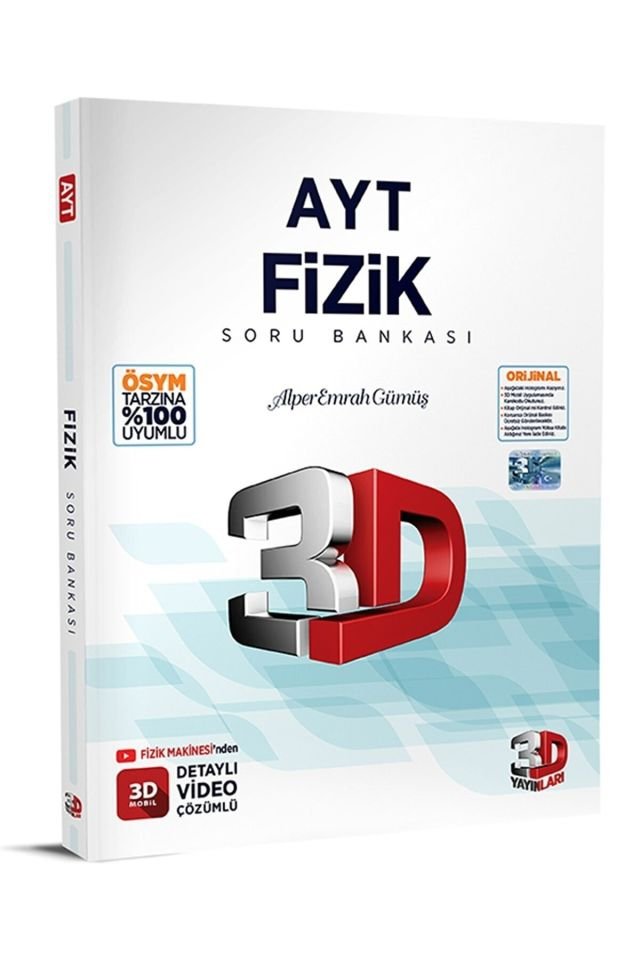 Çözüm 3d Ayt Fizik 2023 Model Hologramlı Baskı Tamamı Video Çözümlü Soru Bankası