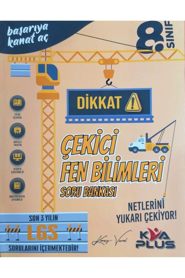 Koray Varol KVA Plus 8.Sınıf LGS Dikkat Çekici Fen Bilimleri Soru Bankası