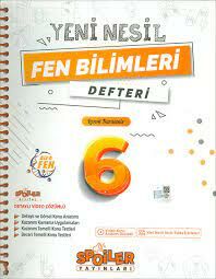 6. Sınıf Yeni Nesil Fen Bilimleri Defteri 2023