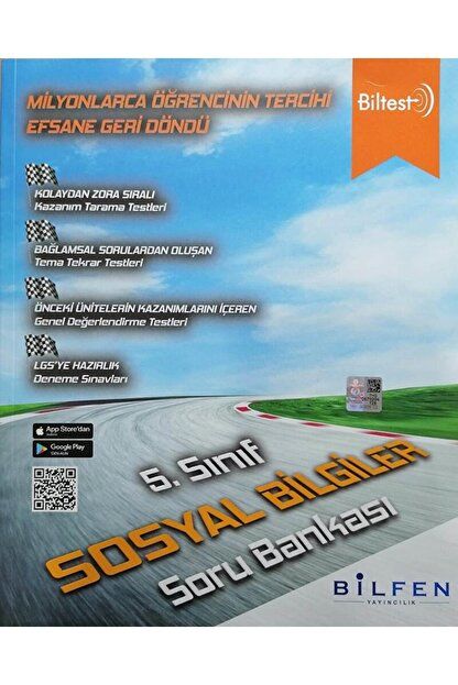 5. Sınıf Biltest Sosyal Soru Bankası / Kolektif / Bilfen Yayıncılık / 9786258337754