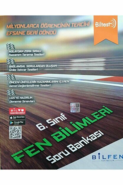 6. Sınıf Biltest Fen Bilimleri Soru Bankası / Kolektif / Bilfen Yayıncılık / 9786258337723