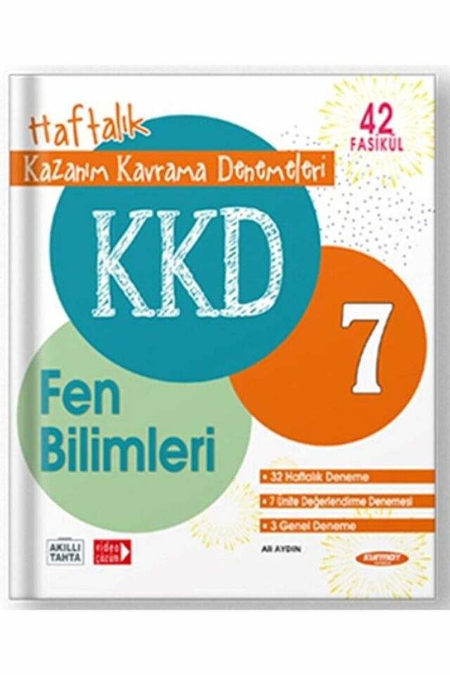 7. Sınıf Fen Bilimleri Haftalık Kazanım Kavrama Föyleri / Kurmay Yayınları / 9786257174916