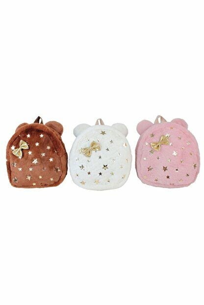 Peluş Sırt Çantası Yaldızlı Pp-629