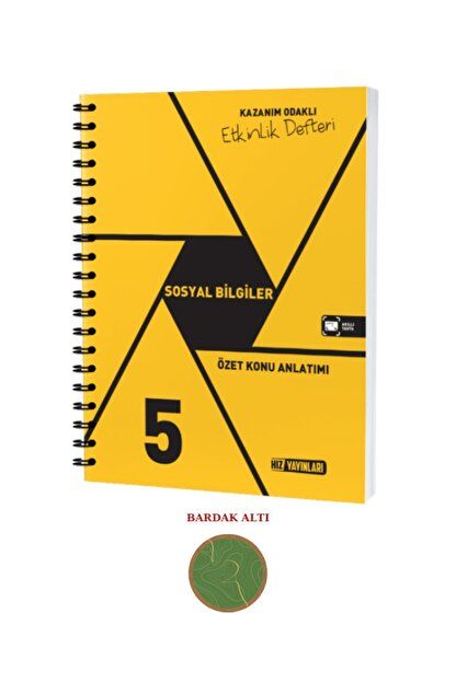 Hız Yayınları 5. Sınıf Sosyal Bilgiler Etkinlik Defteri (9786057814289)