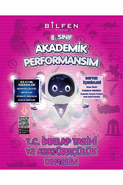 8. Sınıf İnkılap Tarihi ve Atatürkçülük Akademik Performansım Defterim / 9786258313024