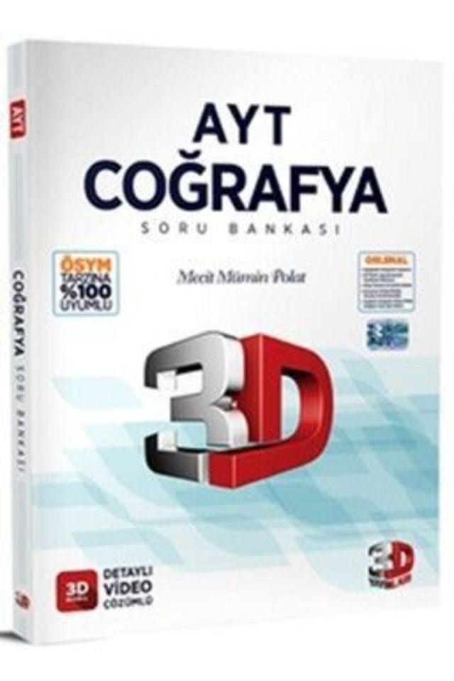 3d Ayt Coğrafya Soru Bankası 2024