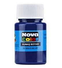 NOVA COLOR KUMAŞ BOYASI ŞİŞE KARIŞIK RENKLER
