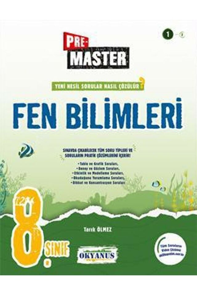 8. Sınıf Pre Master Fen Bilimleri Soru Bankası