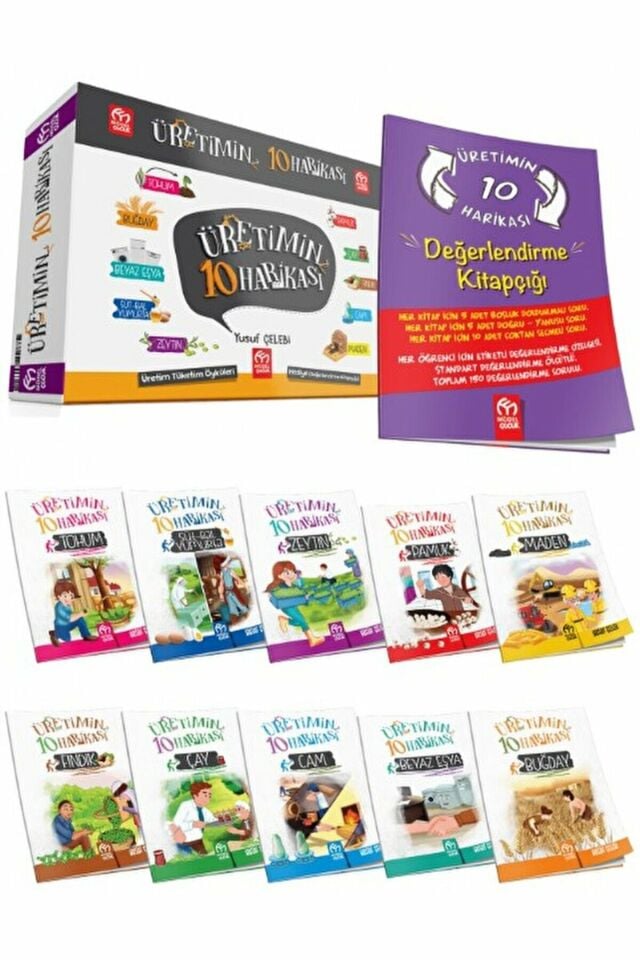 Üretimin 10 Harikası Hikaye Serisi (10 Kitap) / Model Eğitim Yayıncılık / 9786257846301