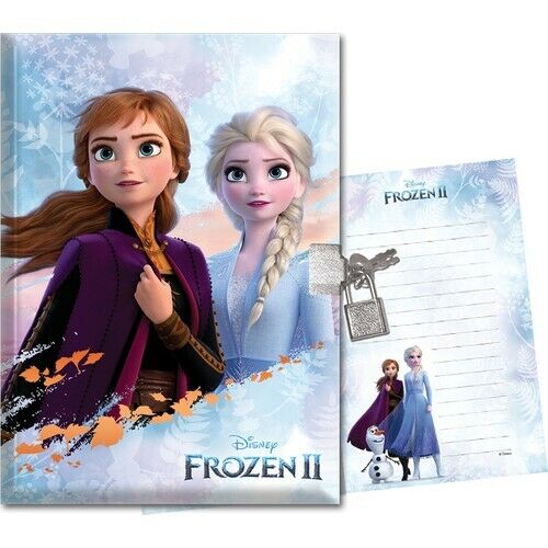 Keskin Color Frozen II 14*20 96 Yaprak Slim Kilitli Hatıra Defteri