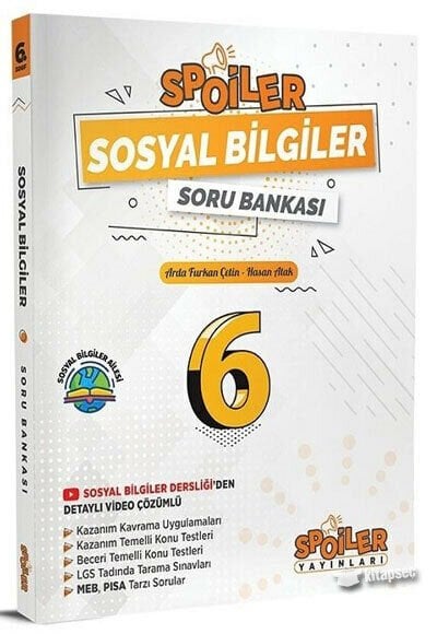 6. Sınıf Sosyal Bilgiler Soru Bankası / Kolektif / Spoiler Yayınları / 9786257851640