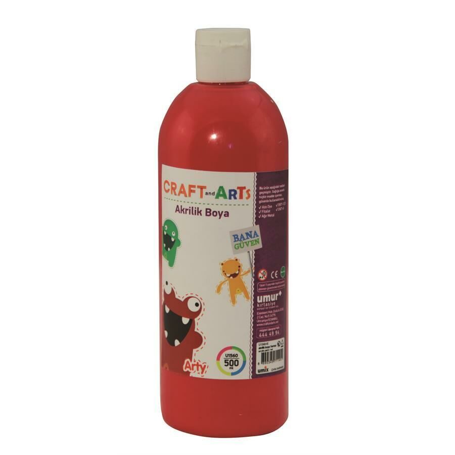 CRAFT ANF ARTS AKRİLİK BOYA 500 ML KARIŞIK RENKLER