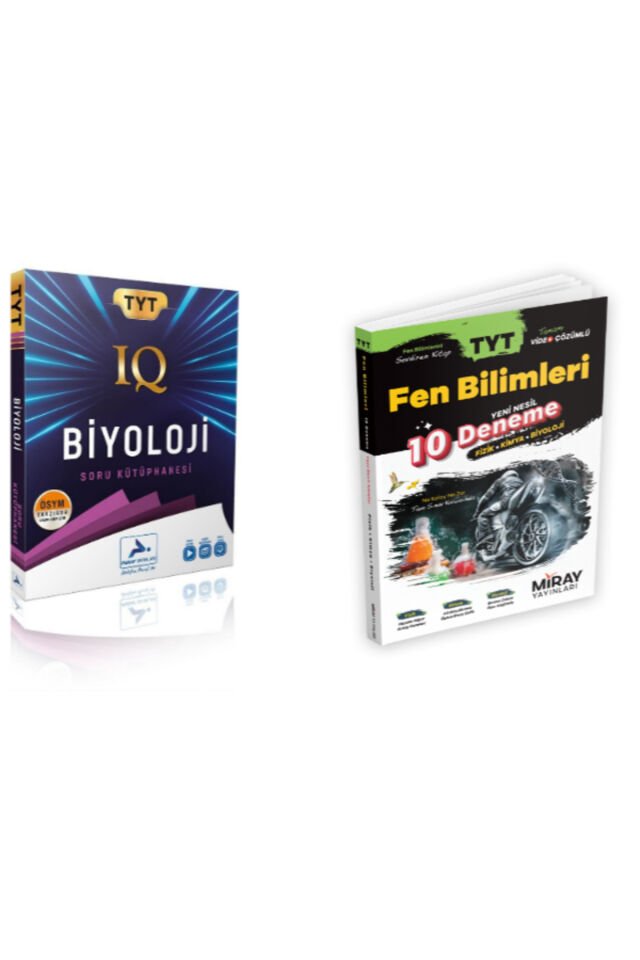 Tyt Iq Biyoloji Soru Kütüphanesi & Miray Tyt Fen Bilimleri Deneme