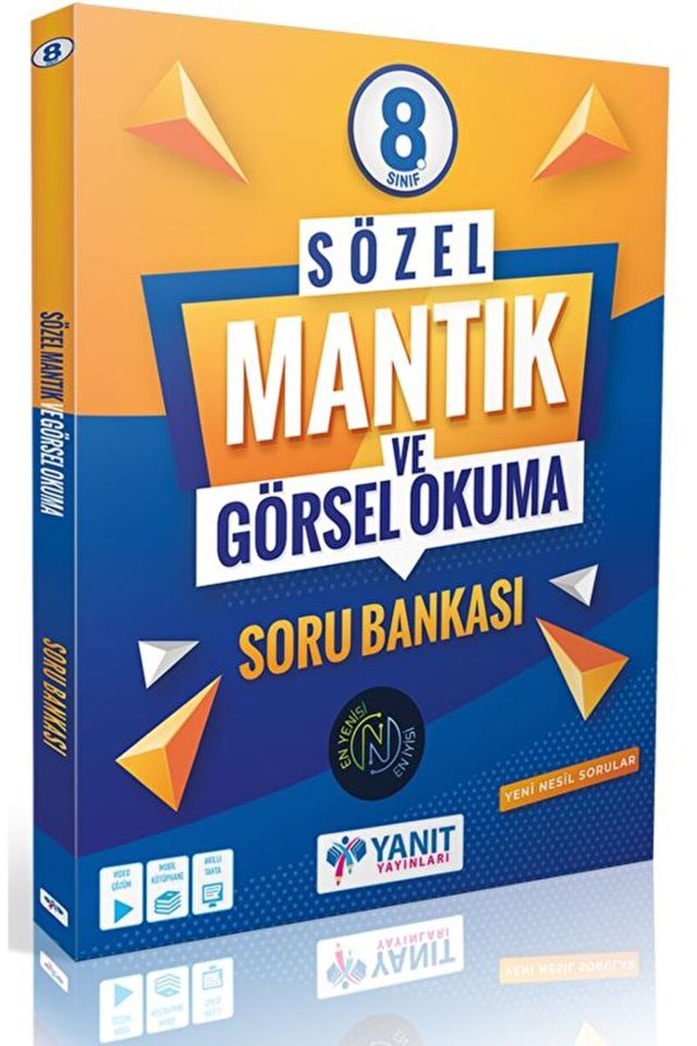 8. SINIF LGS Türkçe Sözel Mantık ve Görsel Okuma Soru Bankası / Yanıt Yayınları / 9786057370488