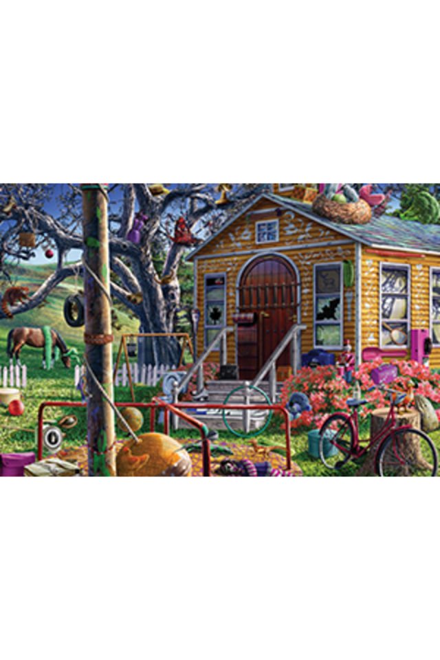 KS Puzzle 1000 Parça Lonely House Yalnız Ev