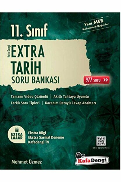 11. Sınıf Tarih Extra Soru Bankası / Kolektif / Kafa Dengi Yayınları / 9786257079150
